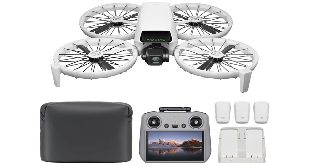 DJI Flip Fly More Combo (DJI RC 2) + SanDisk Extreme Pro 256GB+64GB — фото, Алматы