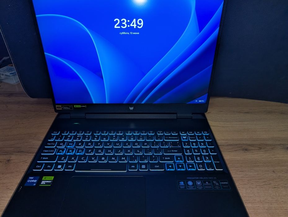 Игровой ноутбук ACER Predator Helios Neo 16 — фото, Алматы